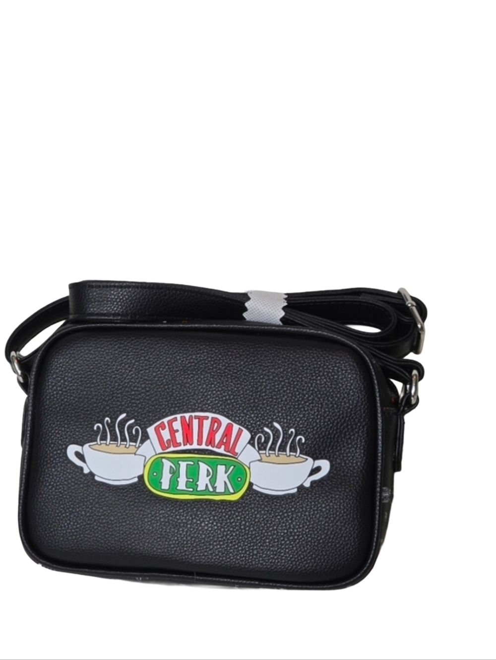 Danielle Nicole Friends Central Perk Crossbody Bag Black NWT